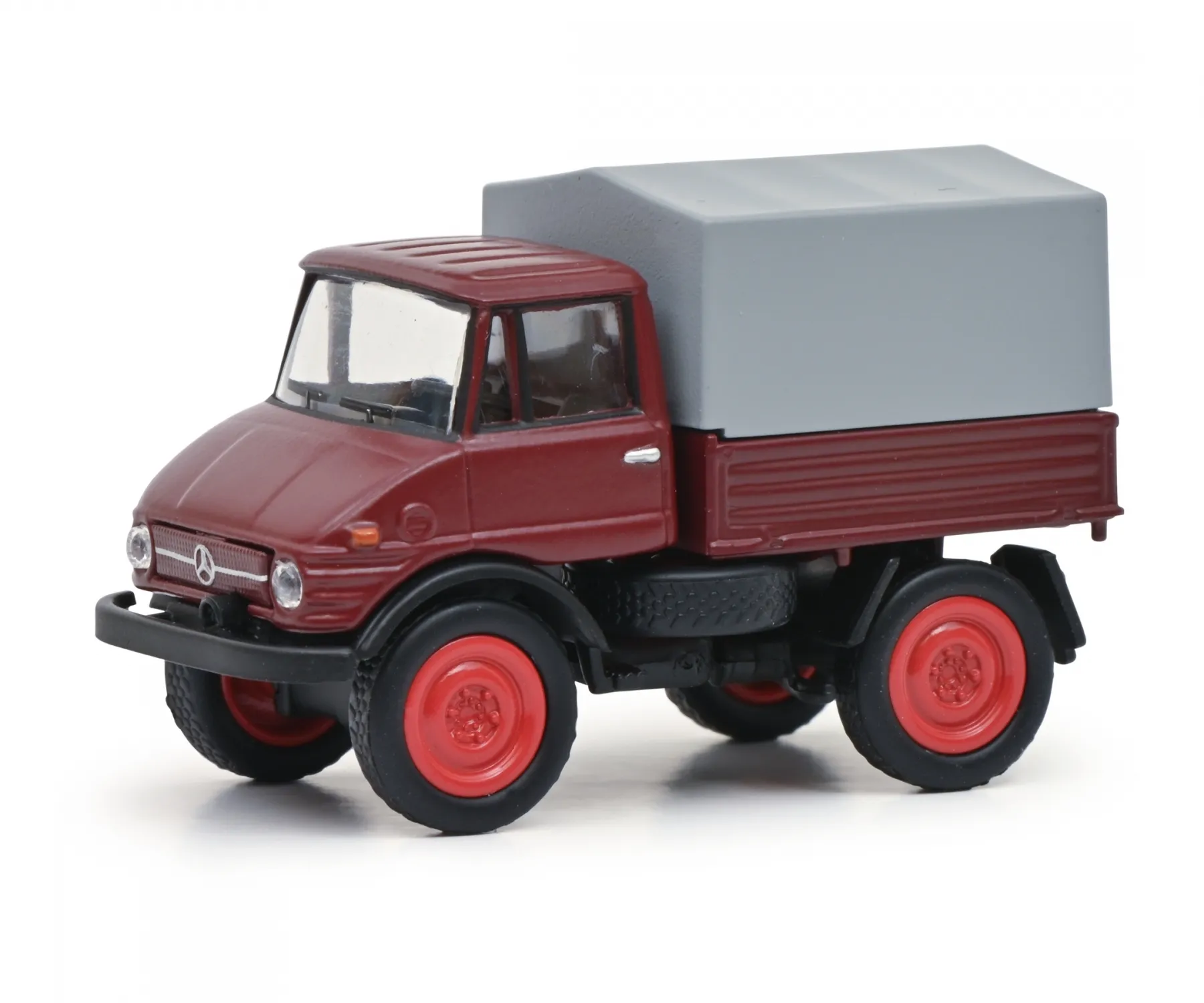 Schuco 452660900 Unimog U406 rot Mercedes Benz