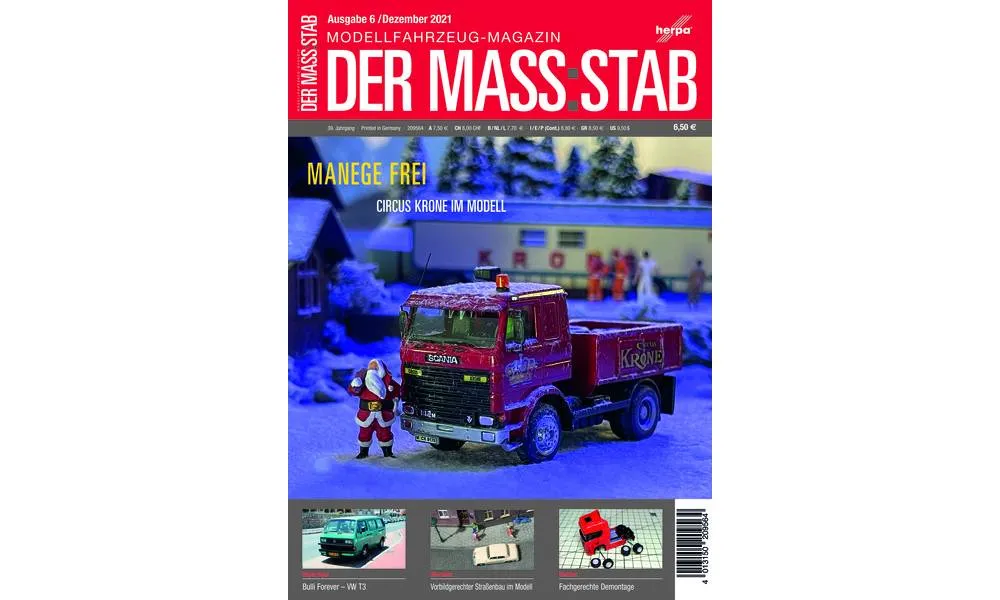 Herpa 209564 DER MASS:STAB 06/2021 Das Herpa Modellfahrzeug Magazin