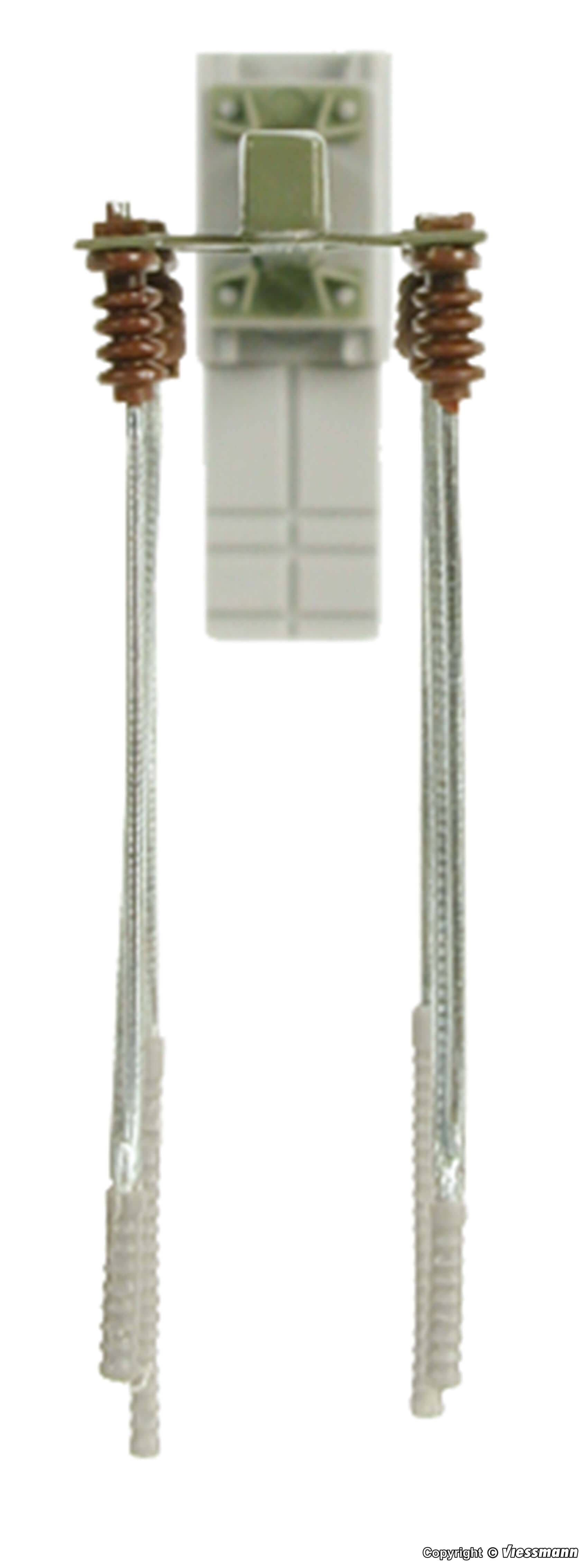 Viessmann 4113 H0 Streckenmast mit Doppelausleger