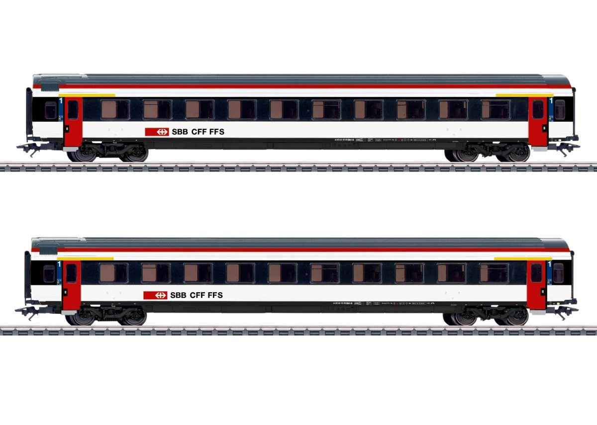 Märklin 42154 Schnellzugwagen-Set EW IV A SBB CFF FFS