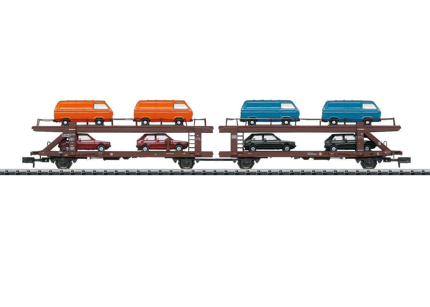 Minitrix 15442 Autotransportwagen Doppeleinheit Laekks 553