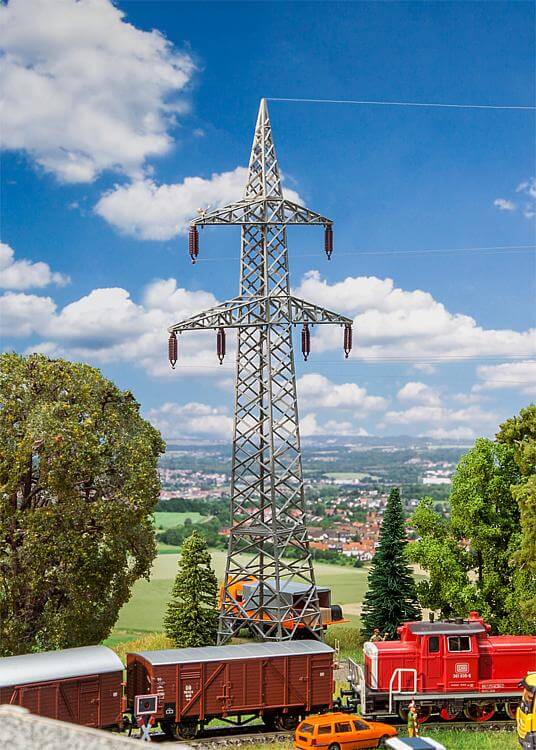 Faller 130898 H0 2 Freileitungsmasten (110 kV)