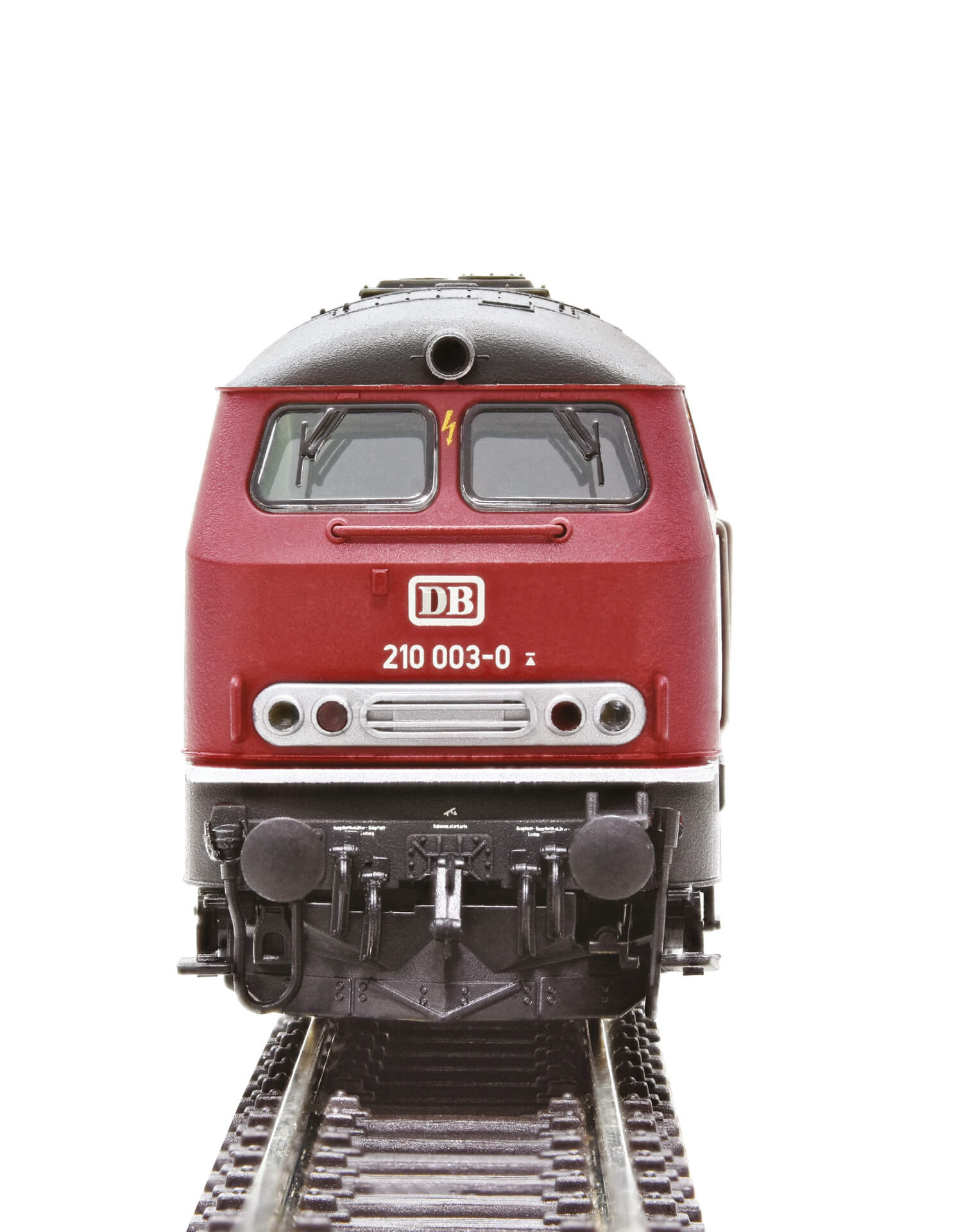 FLEISCHMANN 724210 Spur N Diesellokomotive BR 210 der DB altrot mit Gasturbinenantrieb analog