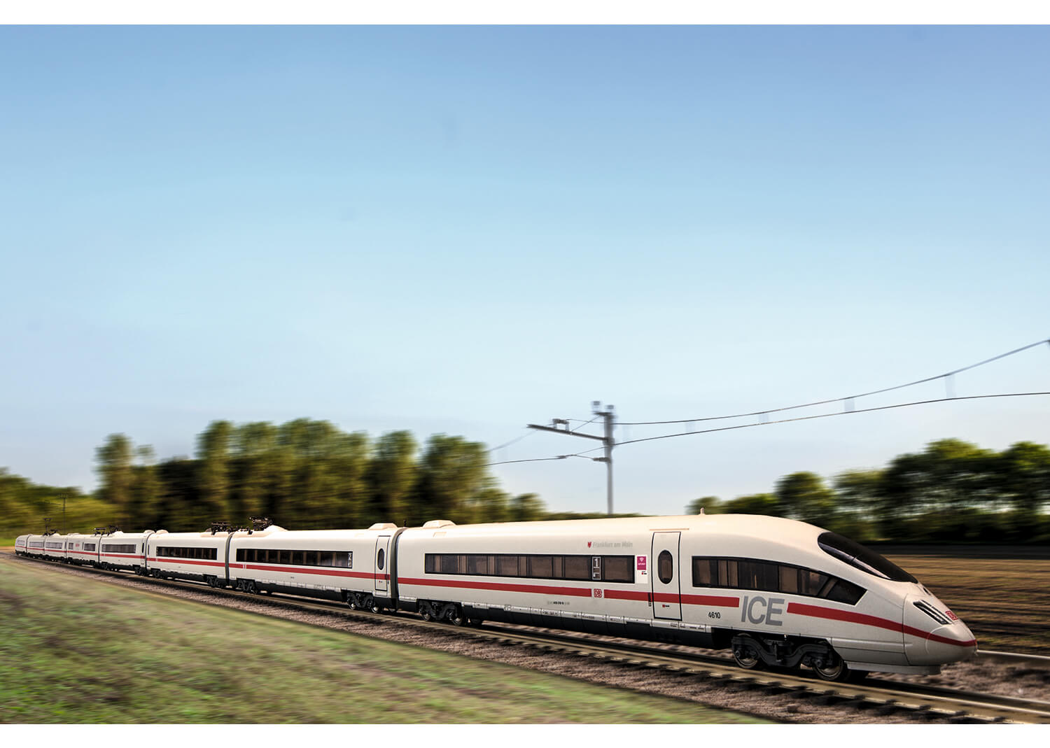 Spur Z Märklin 88715 Hochgeschwindigkeits-Triebzug ICE 3 406 MF DB AG