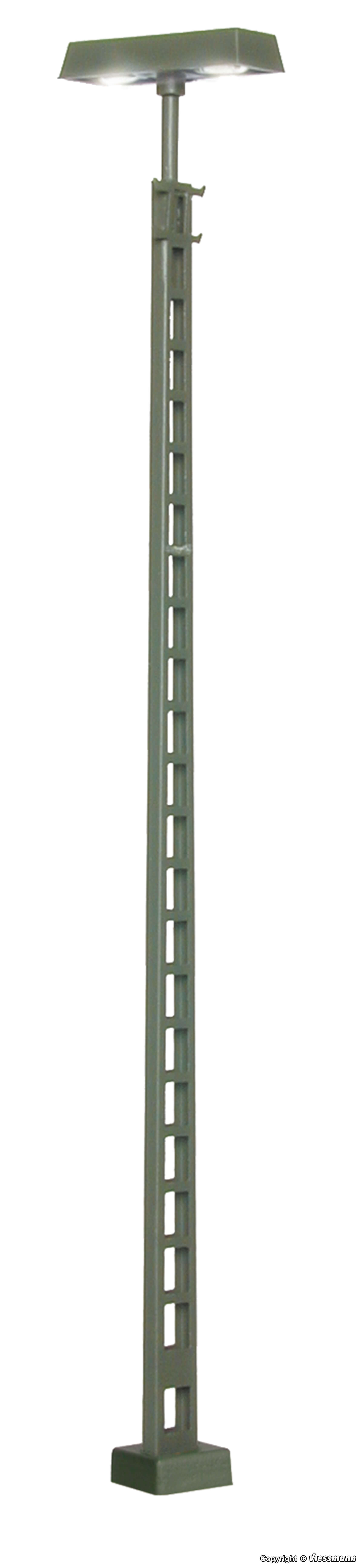 Viessmann 63631 H0 Gittermastleuchte mit Kontaktstecksockel mit 2 weißen LEDs