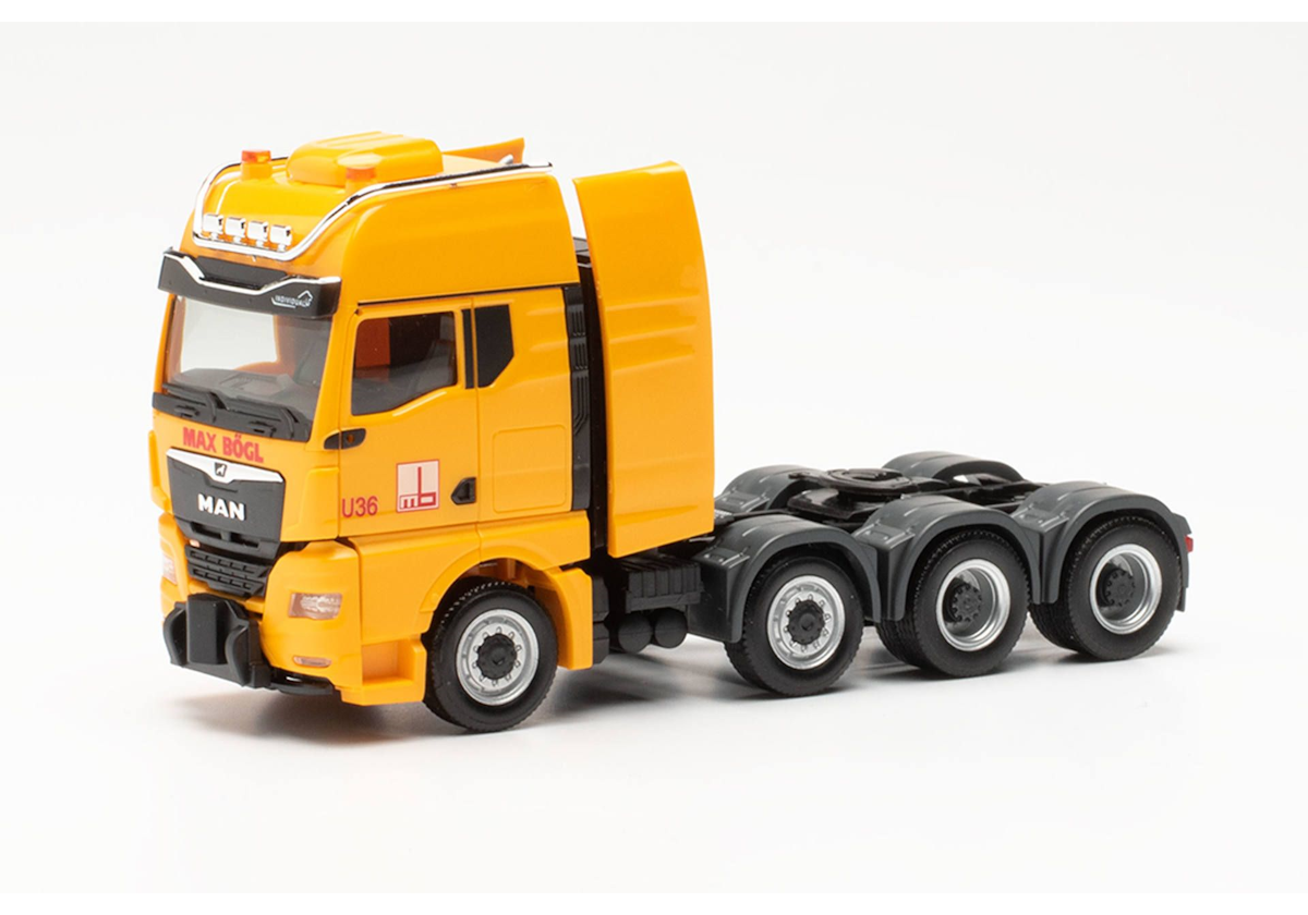 Herpa 316828 MAN TGX GX Individual Schwerlastzugmaschine Max Bögl Bayern Sengenthal