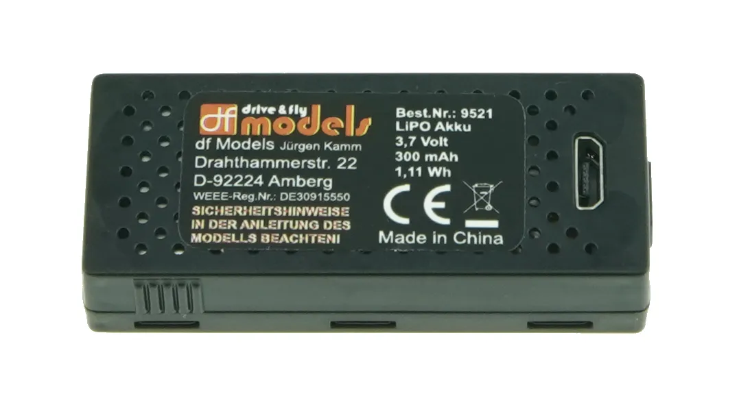 drive & fly Models 9521 LiPo Akku 3,7V-500mAh
