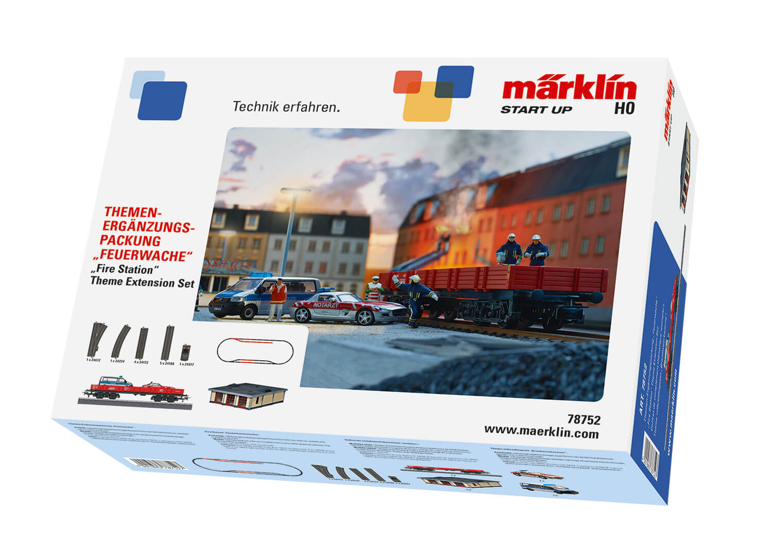 Märklin 78752 Themen-Ergänzungspackung "Feuerwache"