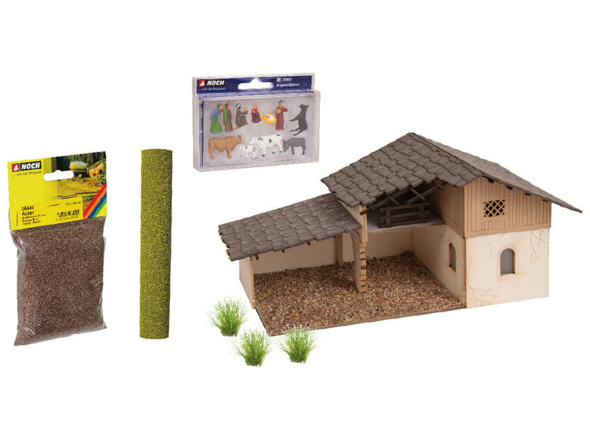 NOCH 65620 Themen-Set “Weihnachtskrippe”