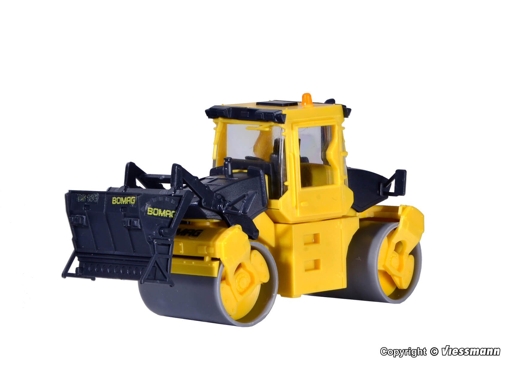 kibri H0 11558 BOMAG Walze mit Splittstreuer BS 180