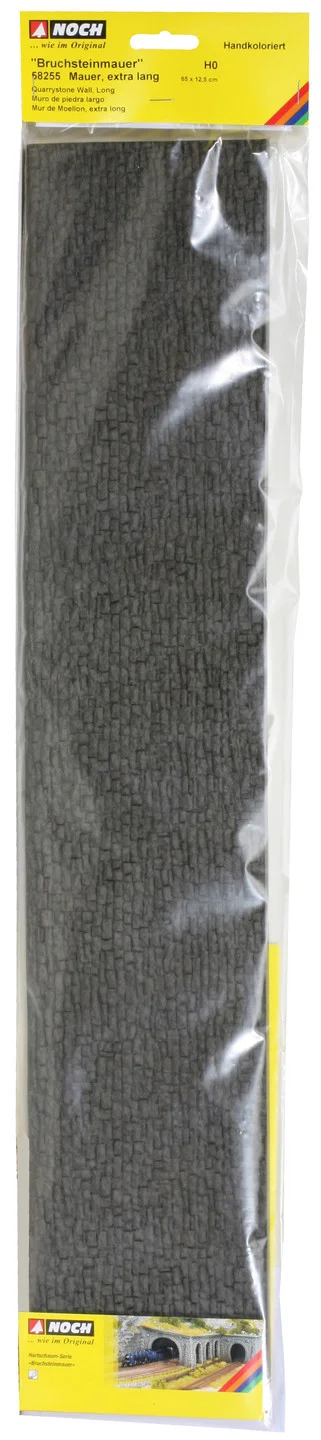  NOCH 58255 Mauer extra lang 65 x 12,5 cm