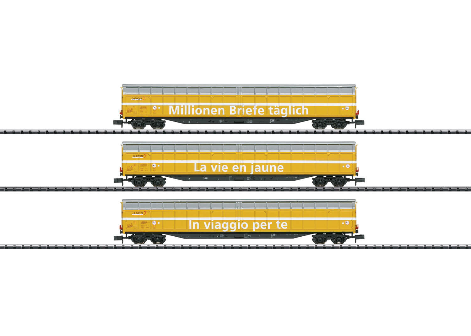 Minitrix 15799 Großraum-Schiebewandwagen-Set Habbiillnss