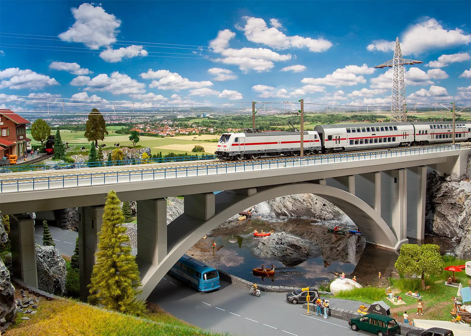 FALLER H0 120505 Moderne Bogenbrücke