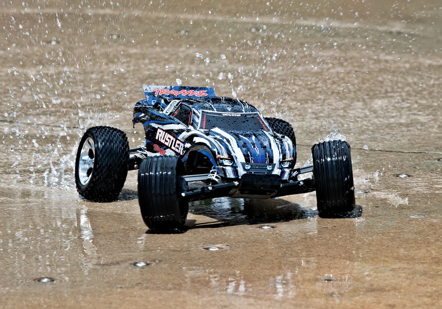 TRAXXAS® 37054-1BLUEX Rustler XL-5® blau