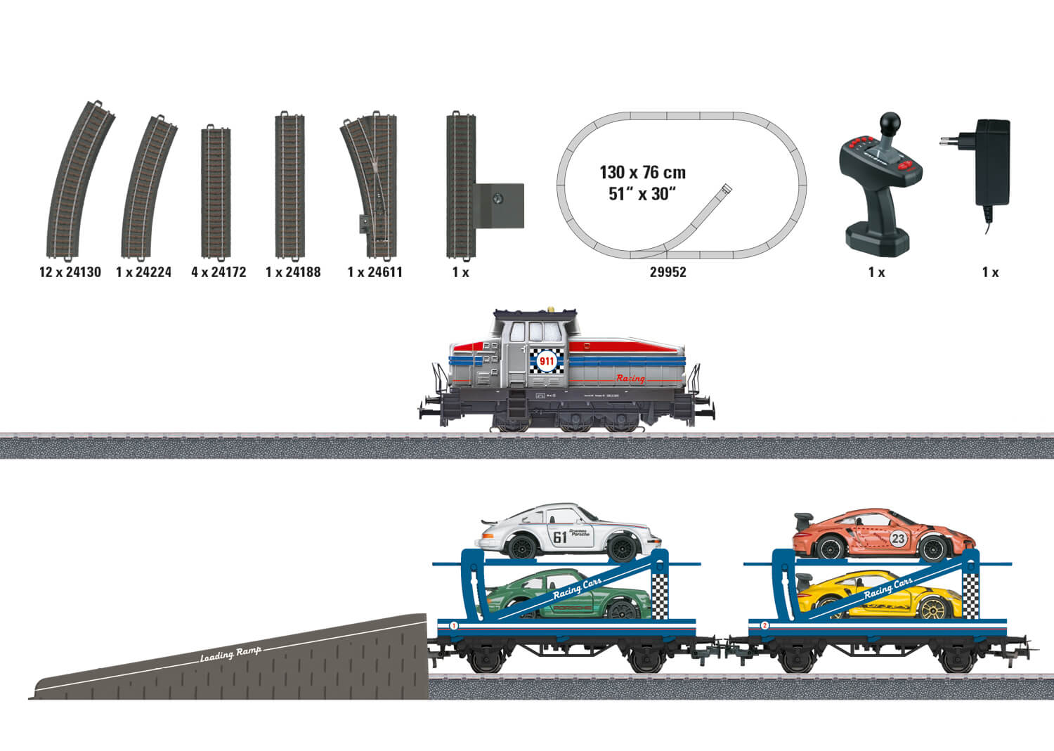 Märklin 29952 Start up Startpackung Autotransportzug