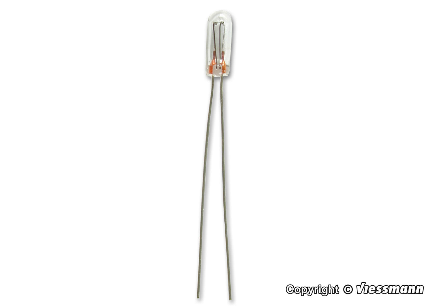 Viessmann 6200 Glühlampe klar T 3/4, Ø 2,3 mm, 16 V, 30 mA, 2 blanke Drähte