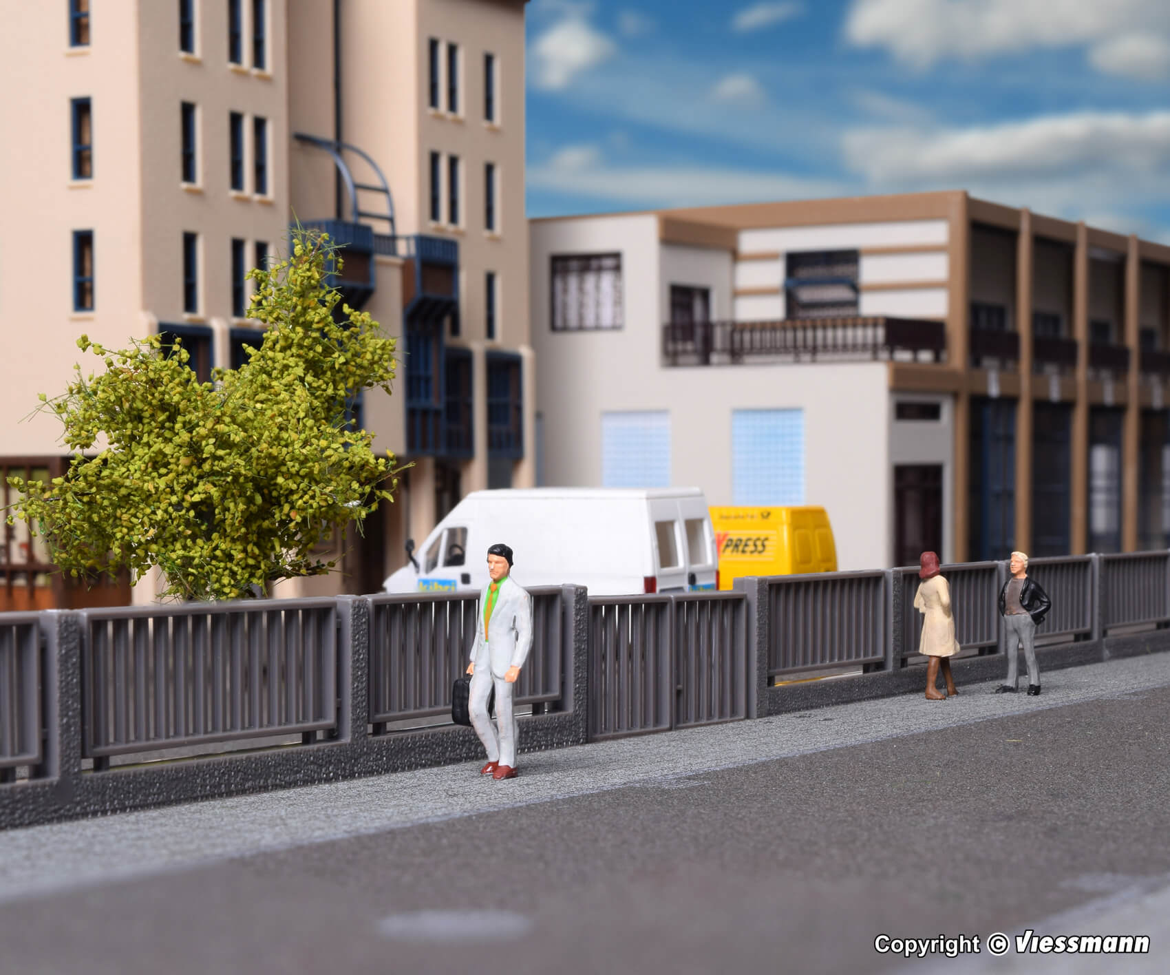 H0 Vollmer 45014 Fabrikzaun