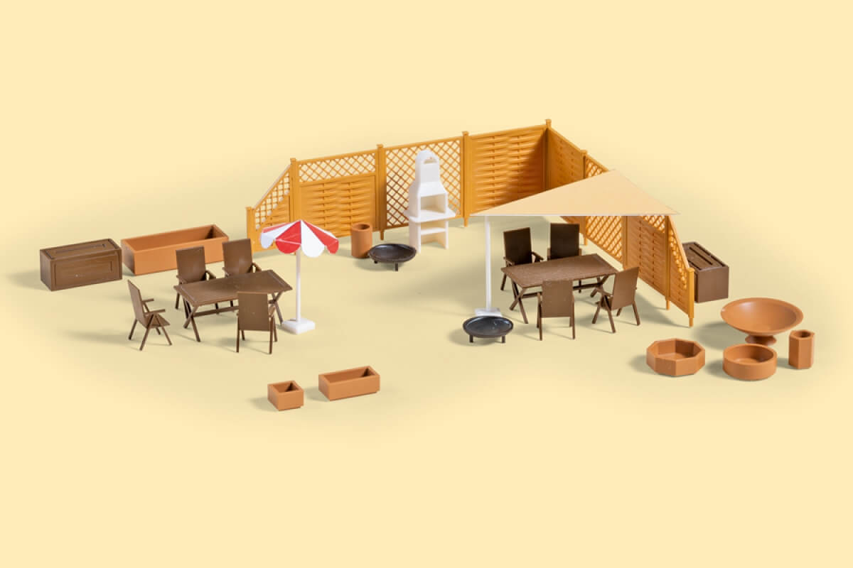 Auhagen 41650 H0 Terrassenausstattung