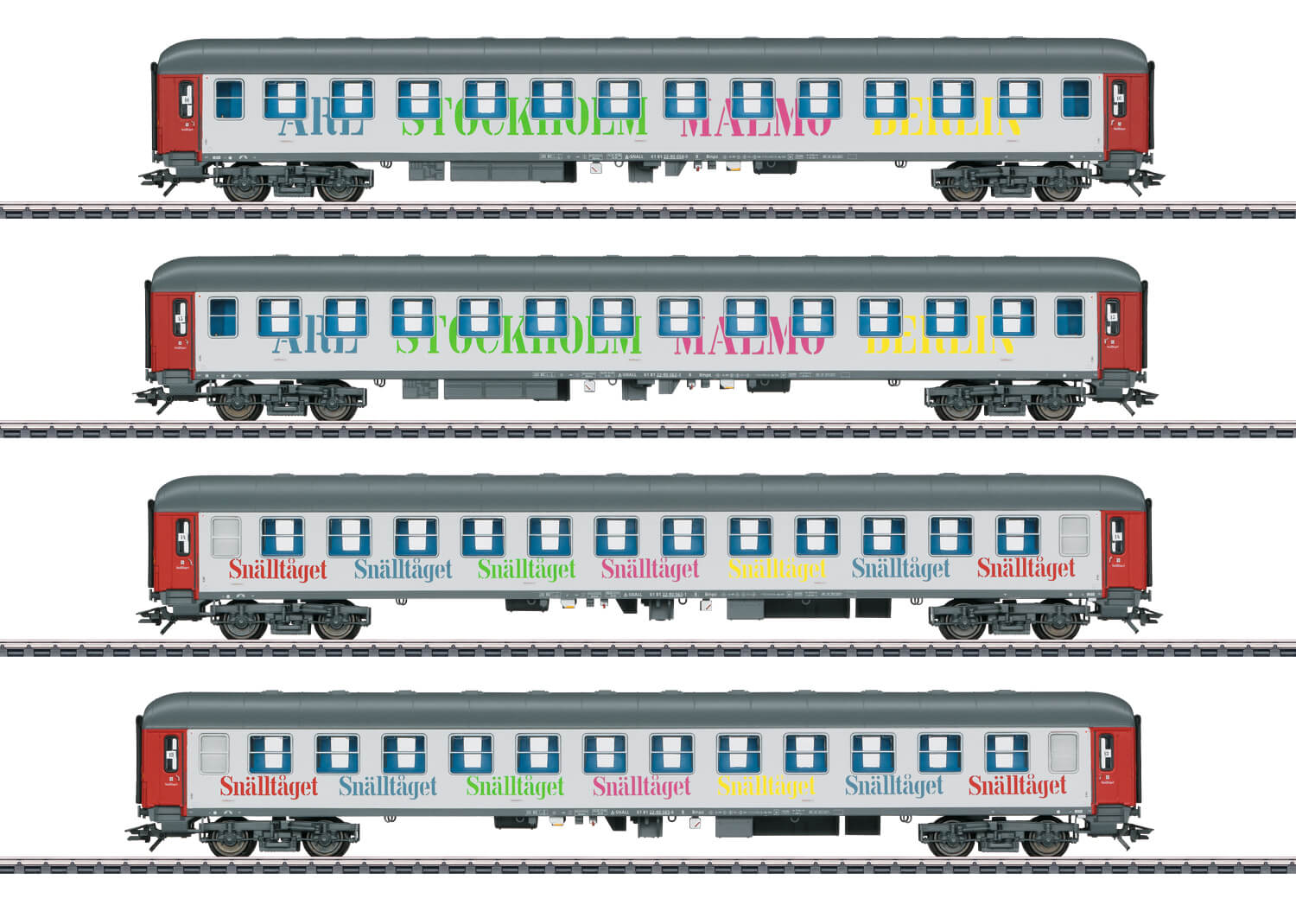 Märklin 42906 H0 Personenwagen-Set Berlin-Malmö-Express