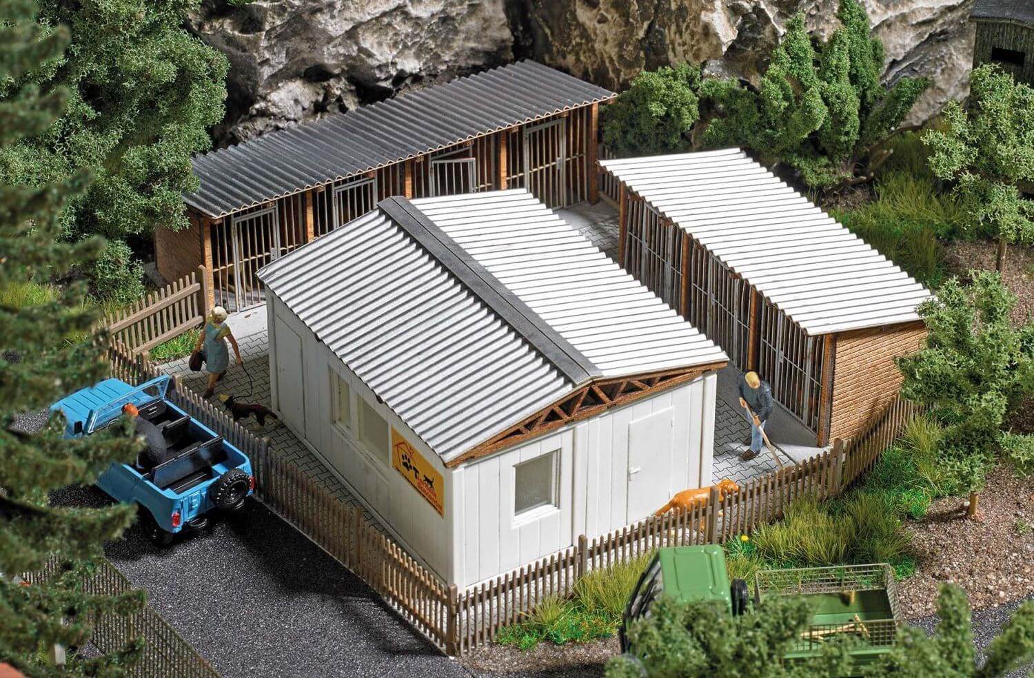 Busch 1671 Spur H0 Tierheim