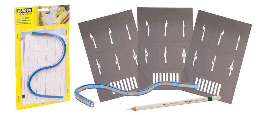 NOCH H0 N TT 60740 Start-Set Straßenmarkierung