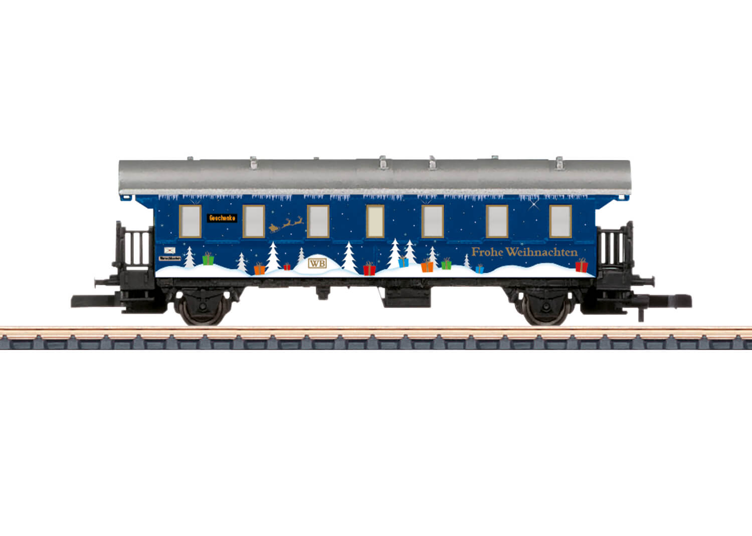 Märklin mini-club Spur Z 80631 Weihnachtswagen Spur Z 2021 Durchgangswagen Ci Donnerbüchse