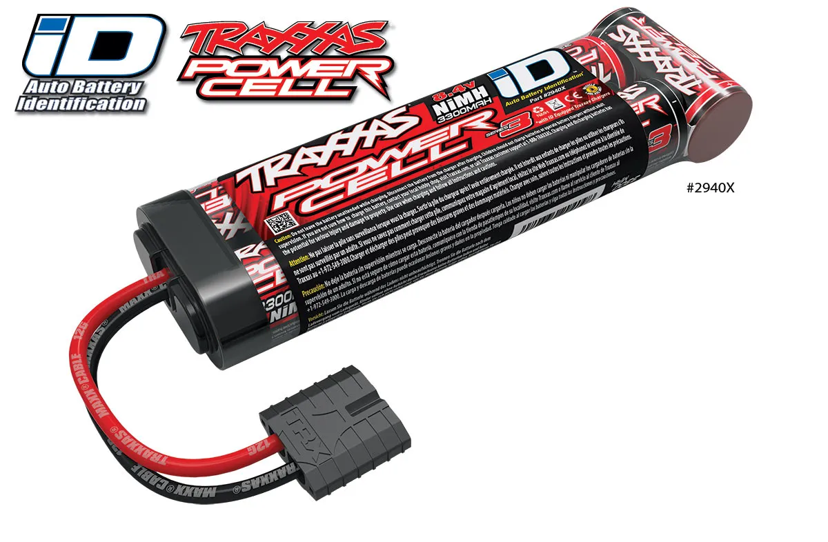 TRAXXAS® 2940X iD™ Akku, Series 3 Power Cell, 3300mAh (NiMH, 7-C flach, 8,4V) 
