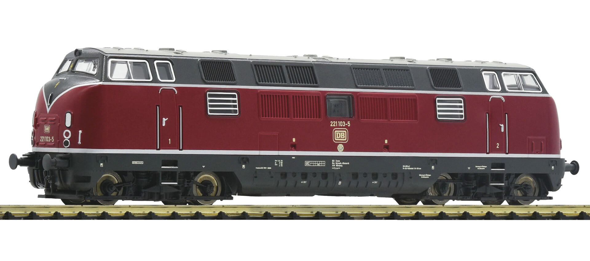 FLEISCHMANN 725009 Spur N Diesellokomotive BR 221 der DB altrot