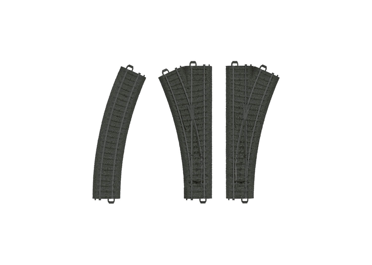 23301 Märklin my world - Kunststoffgleis Weichen-Set