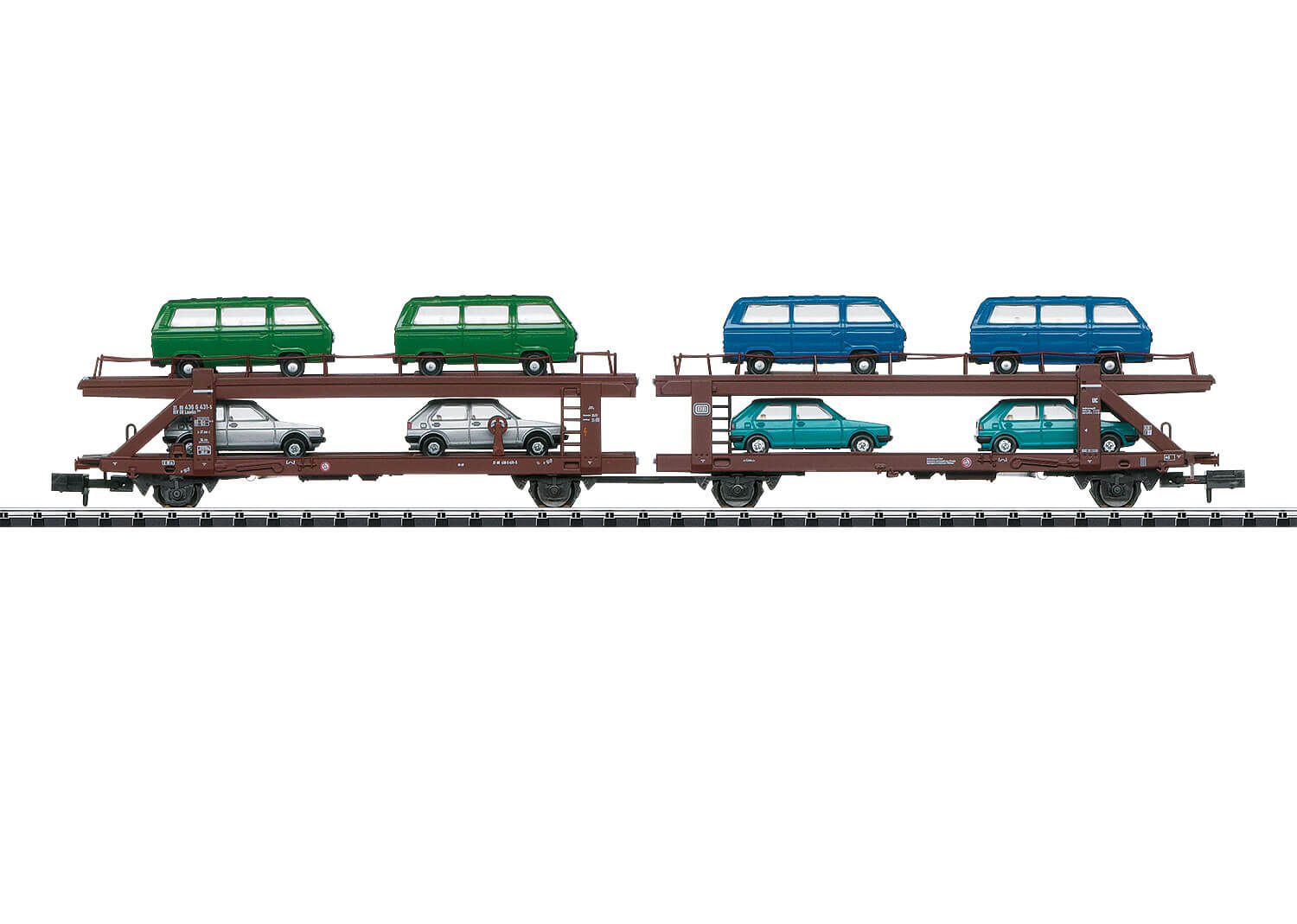 Minitrix 15441 Autotransportwagen Doppeleinheit Laekks 553