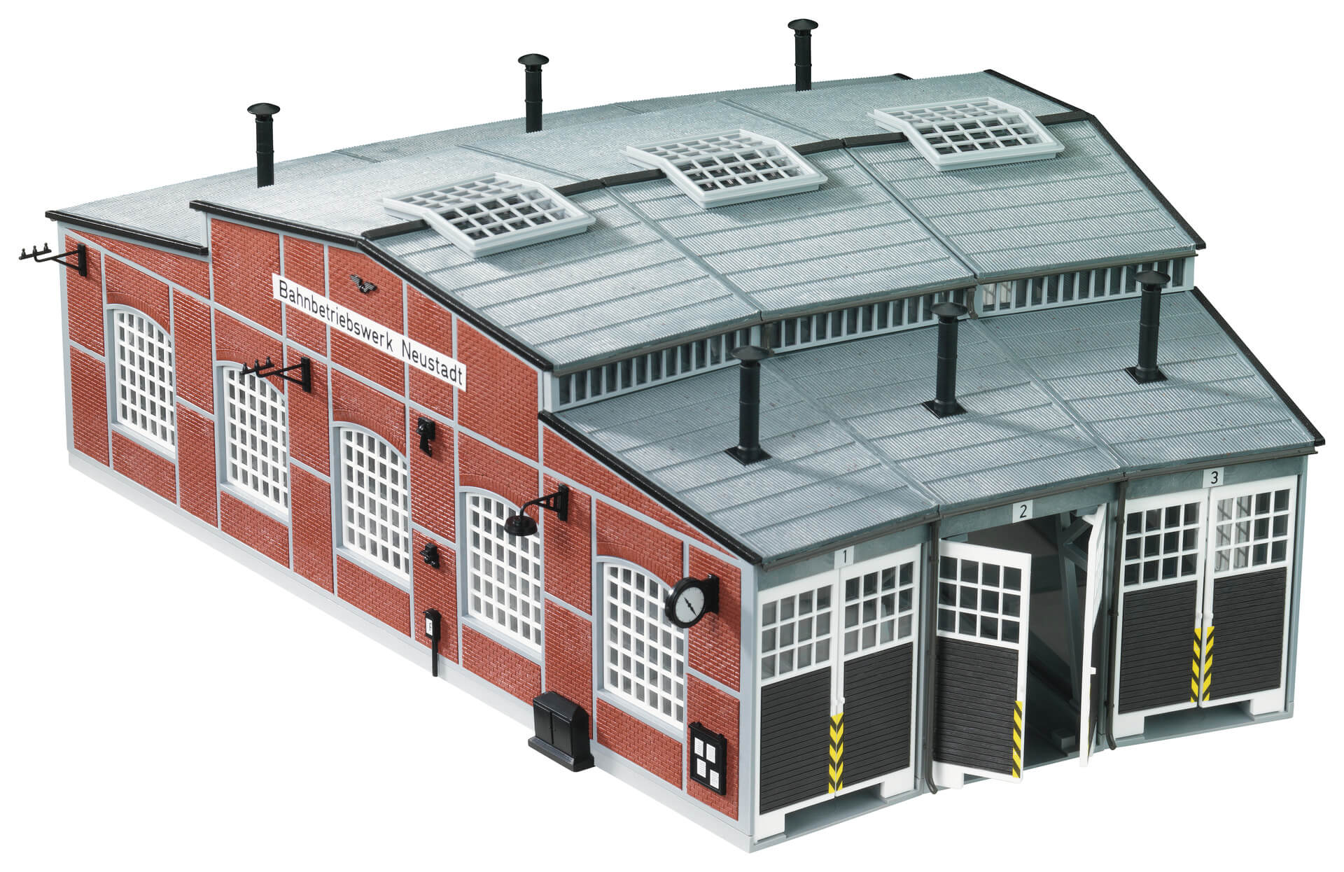 Fleischmann H0 6476 Ringlokschuppen-Bausatz