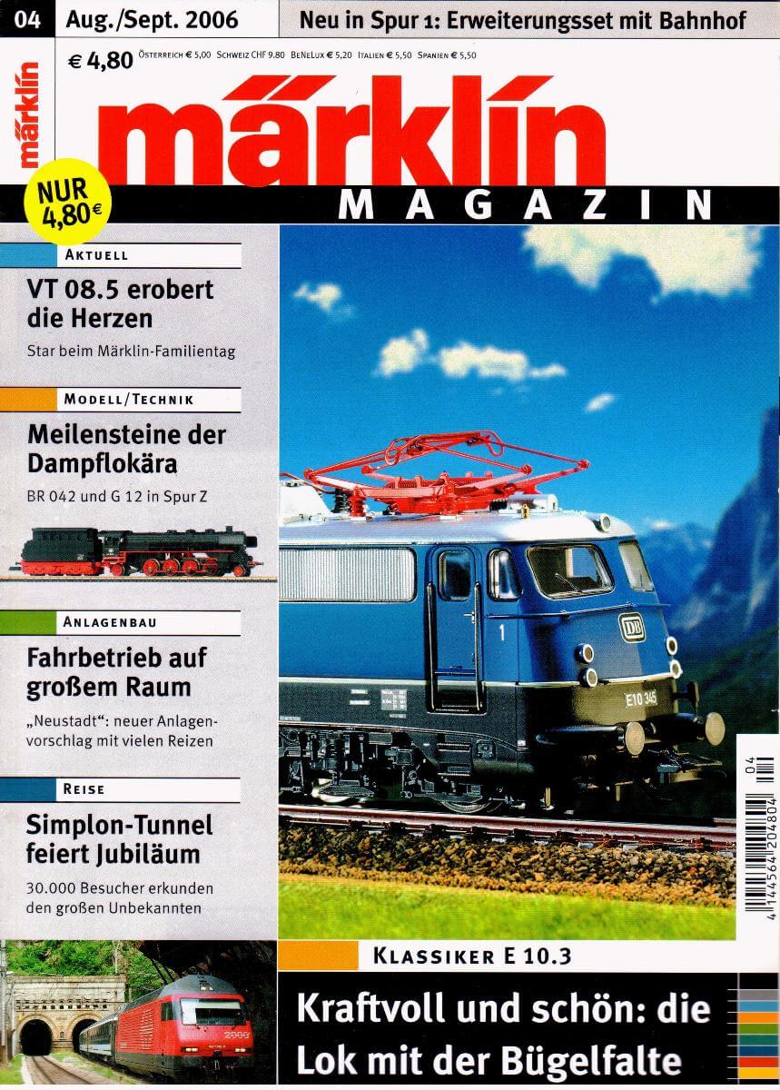 Märklin 103218 Märklin Magazin 4/2006
