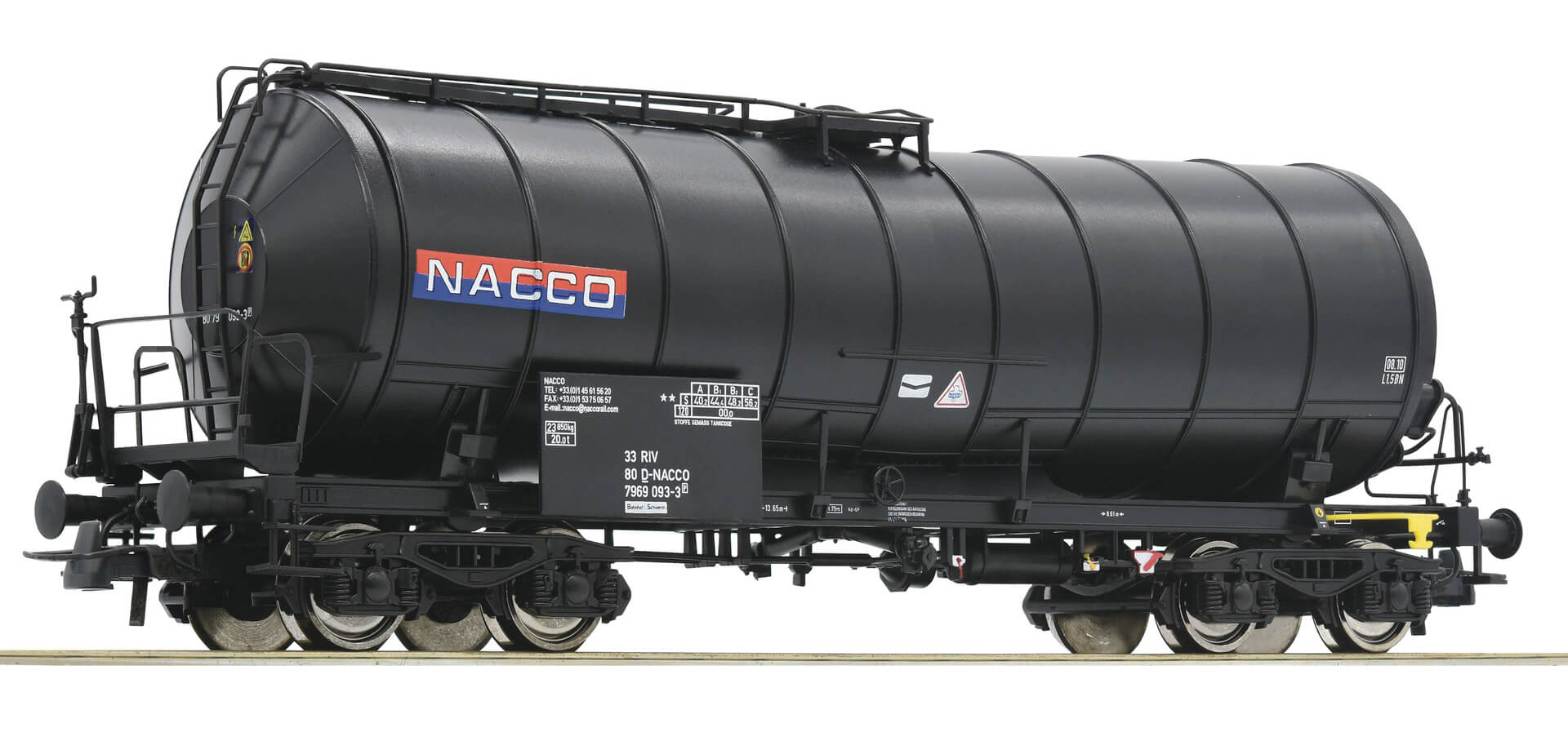 Roco 76536 H0 Knickkesselwagen NACCO 