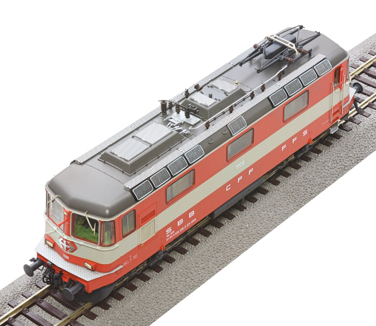 Roco 7510002 Elektrolokomotive Re 4/4 II 11108 Swiss Express SBB