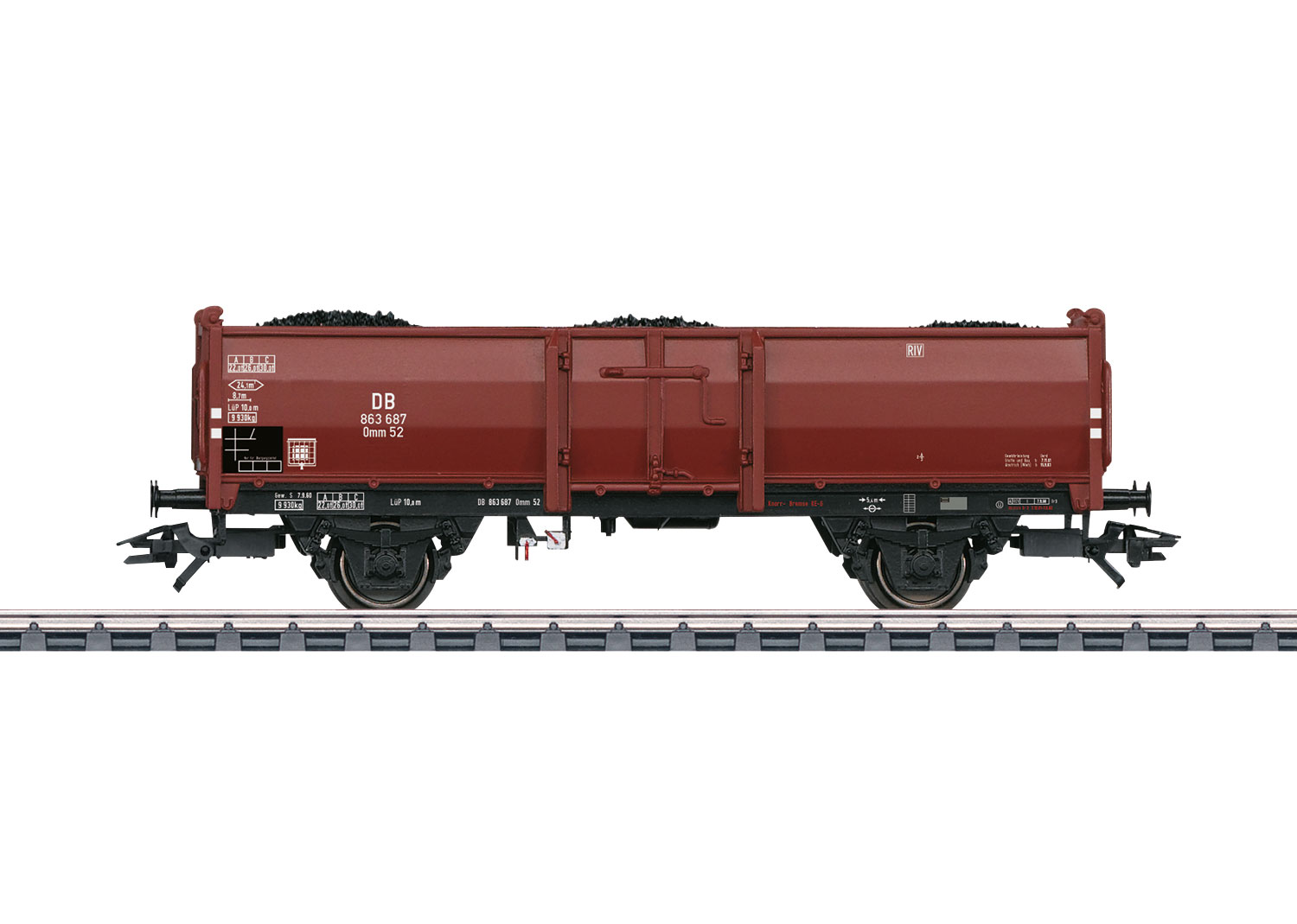 Märklin 46057 Offener Güterwagen Omm 52 beladen mit Steinkohle