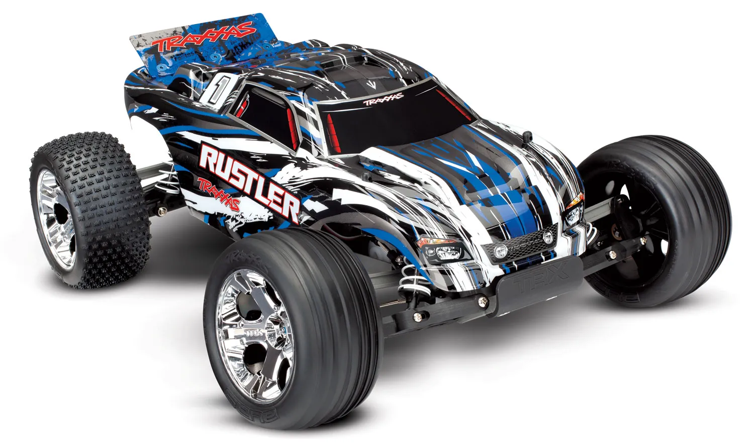 TRAXXAS® 37054-1BLUEX Rustler XL-5® blau