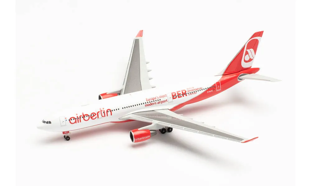 Herpa 531290-001 Airberlin Airbus 330-200 BER D-ALPJ 