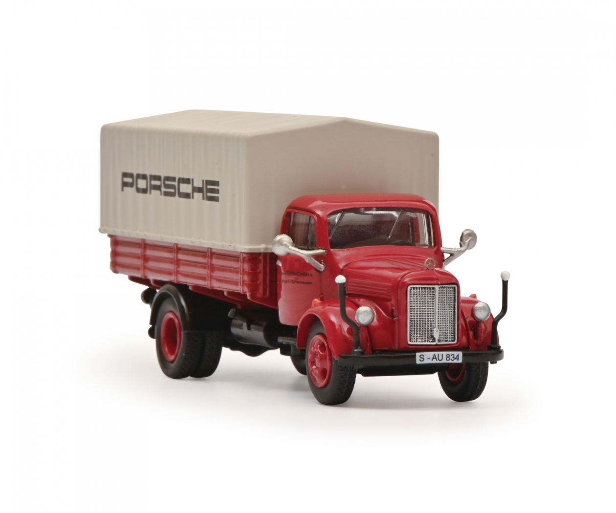 Schuco 452667800 Mercedes Benz L3500 Pr. PORSCHE