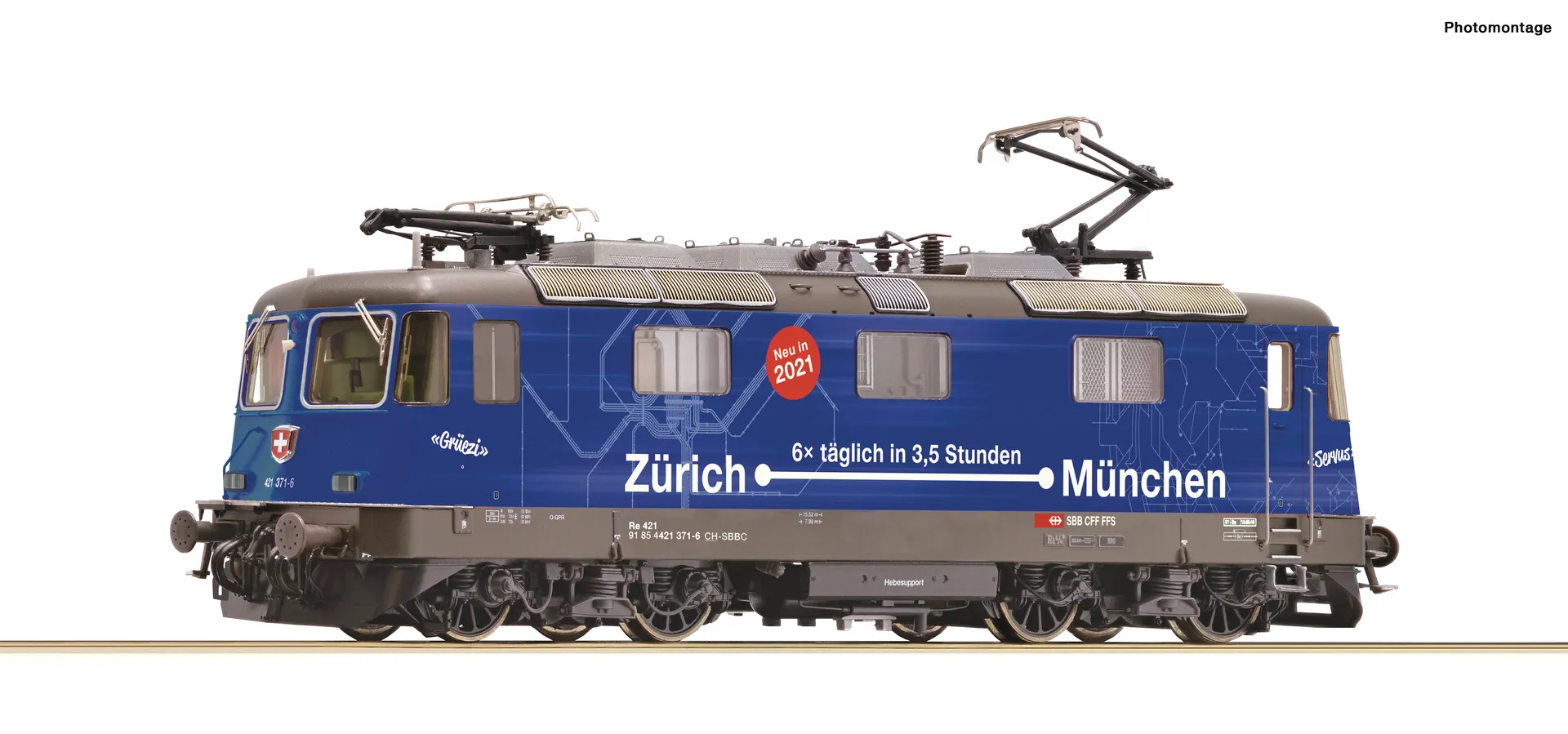 Roco 71413 Elektrolokomotive Re 421 371-6 SBB Sound