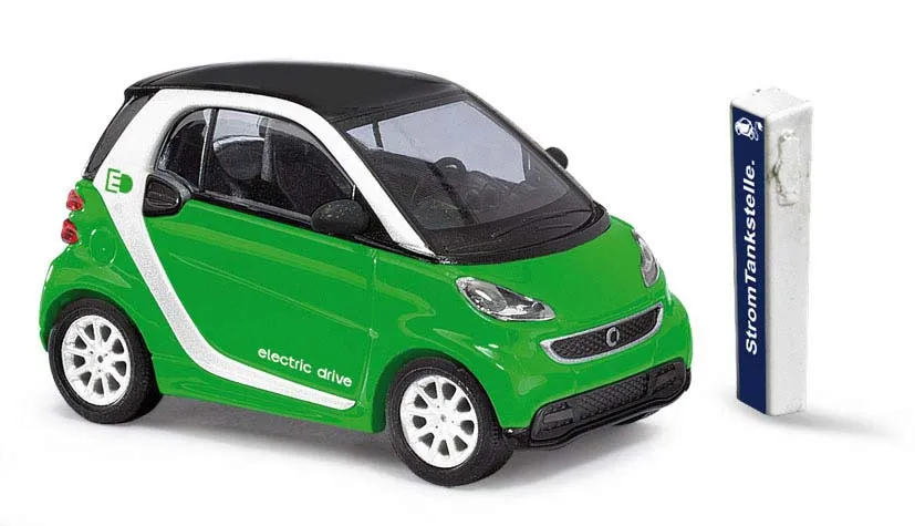Busch 46225 Smart Fortwo Coupe Electric drive Grün
