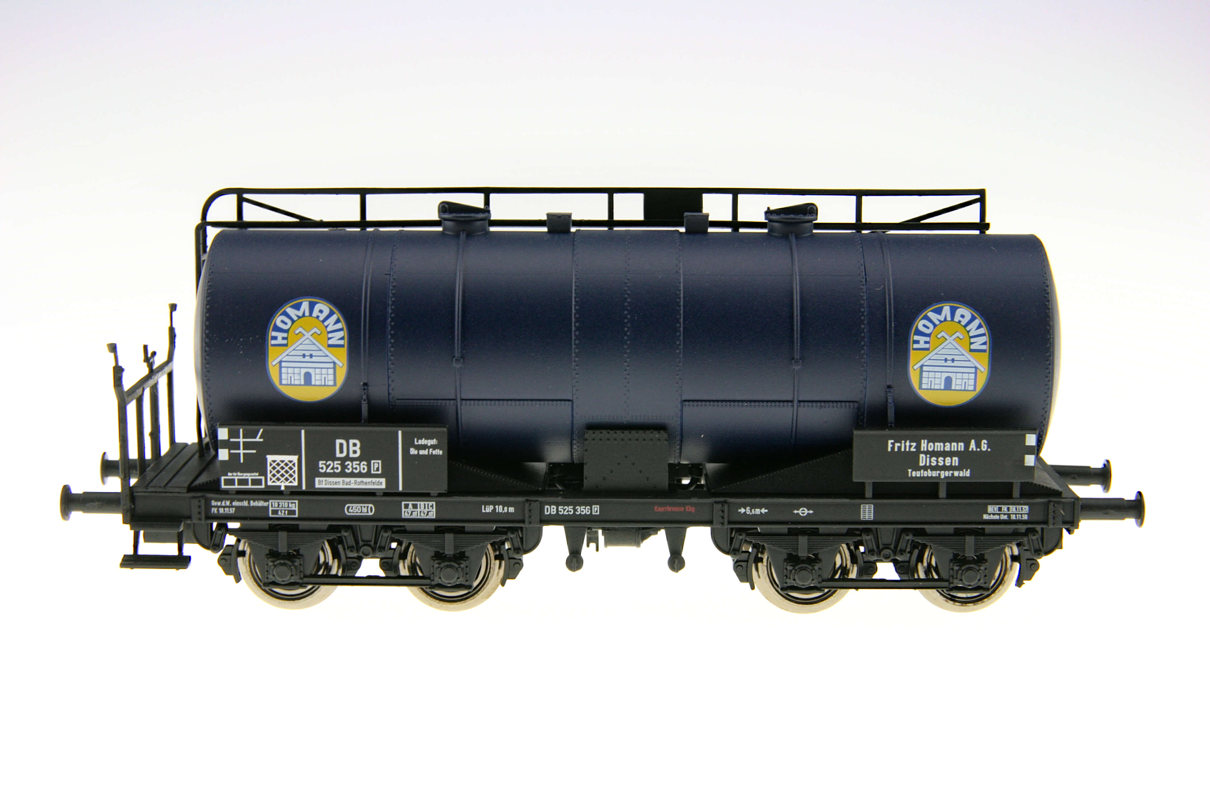 BRAWA 47092 4-achsiger Kesselwagen Krupp "Homann" der DB