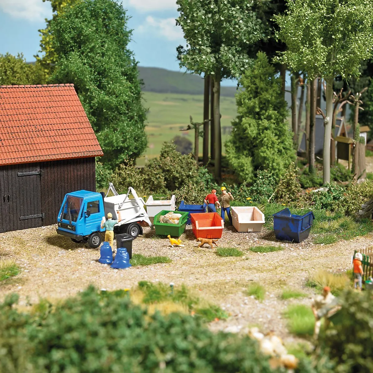 Busch 7753 4 Absetzcontainer 2,5 m³ Mini-Set