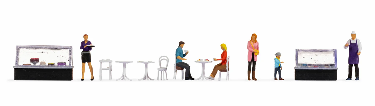 NOCH 16245 Figuren-Themenwelt Cafe