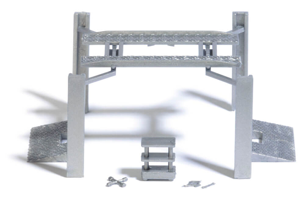 Busch 7791 Spur H0 Hebebühne und Werkstattwagen Mini-Ausgestaltungs-Set