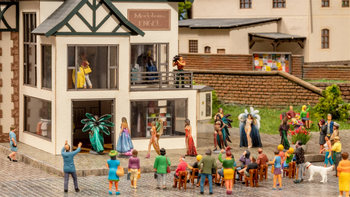 NOCH 16241 Figuren-Themenwelt Modegeschäft