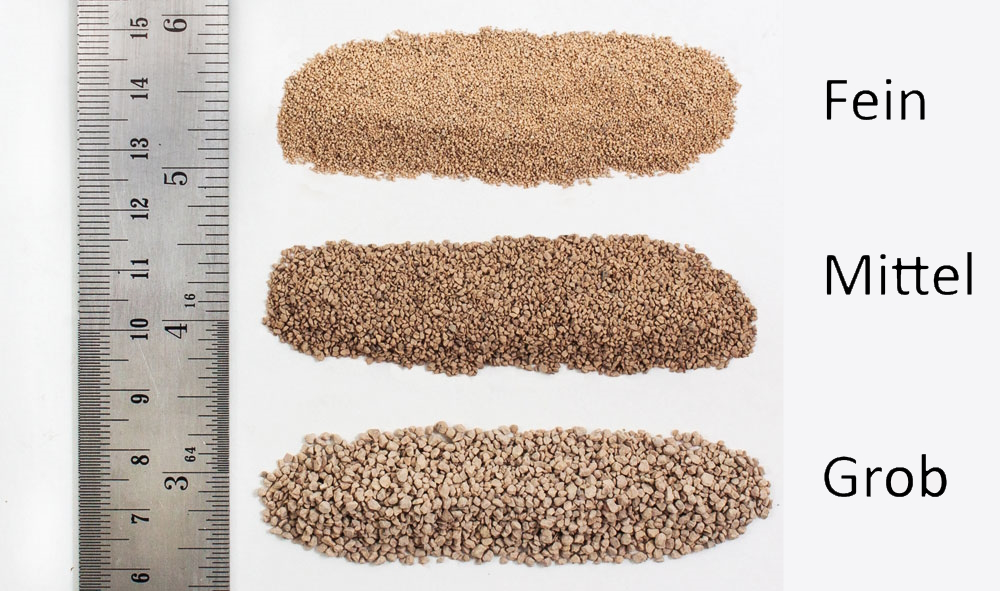 Woodland Scenics B87 Schotter sandfarben grob buff Ballast