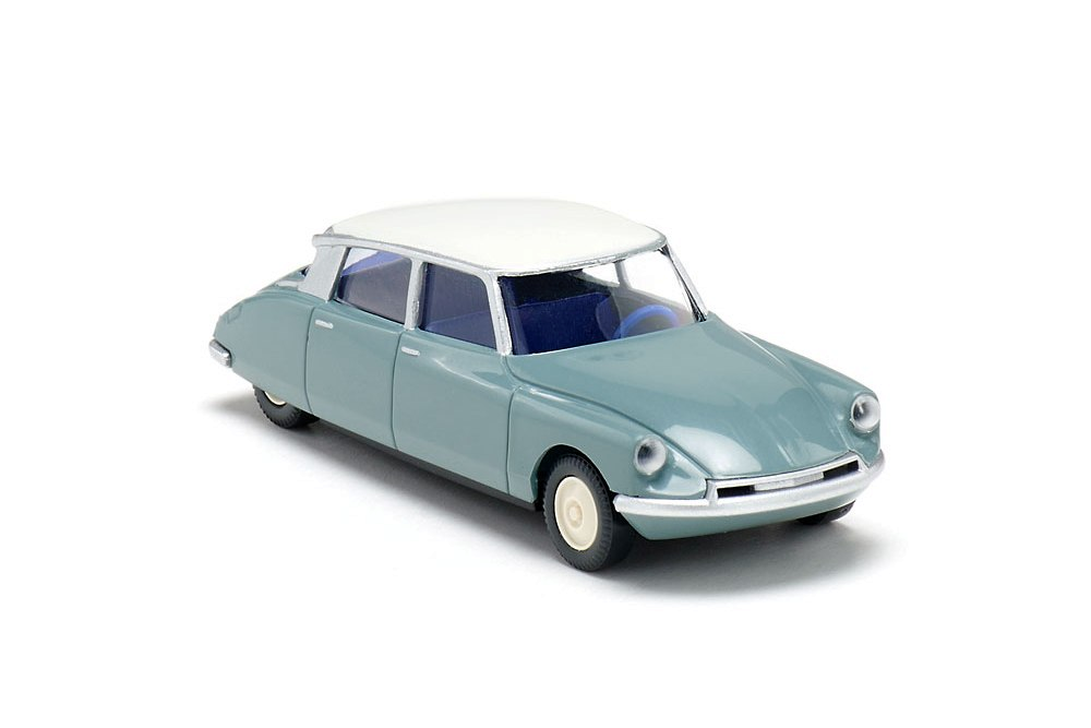 Wiking 080712 Citroën ID 19 alpenblau grauweiß