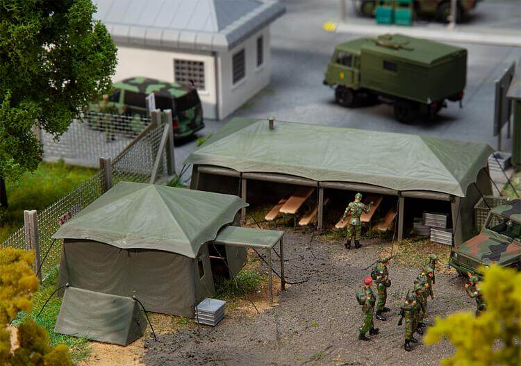 Faller 144108 H0 Zelte Militär
