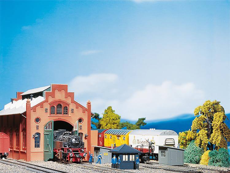 Faller H0 120133 Lokführer-Wartehaus, 2 Streckenposten