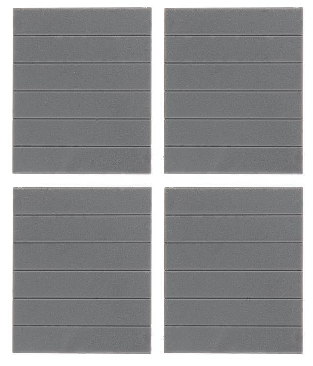 Faller 180880 H0 4 Geschlossene Wandelemente, Goldbeck zur kreativen Erweiterung der Industriehalle Goldbeck